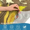 thumbnail image 4 of Coolnut Thanksgiving Day Valance Curtains for Kitchen or Bathroom,Valances Window Treatment Rod Pocket Drape 54x18inch Light Filtering Living Room Bedroom Decor171, 4 of 6
