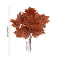 thumbnail image 3 of TOPRenddon 2-Pack Artificial Red Maple Leaves - Realistic Fall Decor Branches for Indoor/Outdoor | Faux Botanical Centerpiece for Thanksgiving & Autumn Home Decor, 3 of 6
