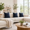 thumbnail image 7 of PryvnHome Chenille Throw Pillow Covers, Soft Slub Textured Decorative Cushion Case for Couch Bed Sofa Living Room, 45x45cm, 7 of 7