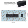 thumbnail image 3 of Disketp Dachshund Dog Gaming Mouse Mat Long Extended Mouse Pad Desk Mat Non-Slip Rubber Mice Pads Stitched Edges(315.5 x 16 x 0.12 Inches), 3 of 8