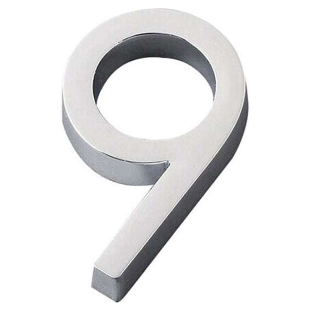 60Mm Self Adhesive Home Door Number Sign Modern House Hotel Room Numerals