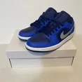 thumbnail image 1 of Ni - ke Ni - ke Jordan 1 Low Game Royal Blue Void Shoe Size 8.5 Womens 7 Mens DC0774 400, 1 of 5