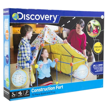 Discovery Kids Construction Fort Build and Play Set