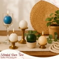 thumbnail image 3 of Biedermann & Sons Round-Shaped 2.5-Inch Diameter Ball Candles, Set of 4, White, 3 of 6
