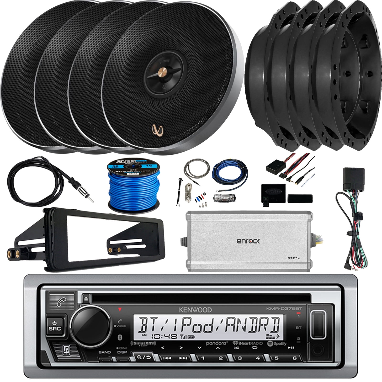 marine radio and speakers walmart