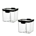 thumbnail image 2 of Wovilon Kitchen Sealed Jar With Lid Moisture Fresh-Keeping Box For Whole Grains 2Pc, 2 of 6