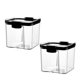 thumbnail image 2 of Xihbxyly Juego de Recipientes Herméticos para Almacenamiento, Diseño Compacto, Plástico Duradero, Versátiles para La Cocina, Organización de Refrigerios y Cereales, Tamaños de 460 Ml, 700 Ml, 1300 Ml, 2 of 6