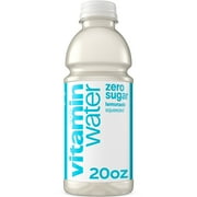 vitaminwater Zero Sugar Squeezed Lemonade Flavored Water Beverage, 20 fl oz Bottle