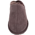 thumbnail image 2 of SNUGRUGS Men’s Newbury, Sheepskin Mule Rubber Sole Open Back Slippers - Brown - US 12, 2 of 7