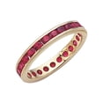 thumbnail image 2 of Karina B� Genuine Ruby Eternity Band, 2 of 9