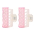 thumbnail image 1 of Ofertas Únicas 2 Pcs Rodillo de Cabello Voluminoso Sin Calor Conveniente para Mujeres 2.76"x2.09" Rosa Blanco, 1 of 4
