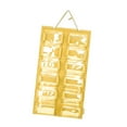 thumbnail image 2 of Pantallas de cinturón de karate Rack colgante de pared colgante visible organizador de almacenamiento de cinturones de cinturón de taekwondo para judo Amarillo, 2 of 8