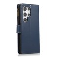thumbnail image 4 of Allytechgroup Wallet Case for Samsung Galaxy S25 Ultra, Zipper Clutch Phone Case with Card Slots, Cash Pocket, Wrist Strap, Kickstand Stand Function, Magnetic Closure Flip Cover,Blue, 4 of 7
