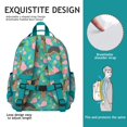 thumbnail image 5 of Cute canine backpack with paw and bone motifs, roomy backpack, perfect backpack for students or travel, 5 of 6