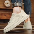 thumbnail image 2 of AUDeals Men Women Height Increasing Leather Sneakers Platform Low Top Chunky Lace Up Walking and Tennis Shoes, 2 of 7
