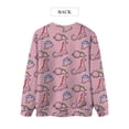 thumbnail image 4 of ZXSXSY Women Dinosaur Print Graphic Sweatshirts Crew Neck Long Sleeve Pullover Tops, 4 of 5