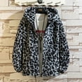 thumbnail image 7 of 2023 Fall/winter Leopard Print Jacket Loose and Comfortable Cotton-padded Jacket Fashion Men's and Women's Autumn Warm Jacket (01 Brown,Asian XXL is Eur L), 7 of 7