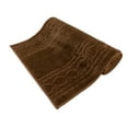 thumbnail image 4 of Custom Size Washable Anti Slip Soft Pile Trellis Bordered Brown Design Runner Rug Carpet for Hallway Stairway Entryway Kitchen Indoor Mat ( Trellis Brown, 2'2" x 15' ), 4 of 4