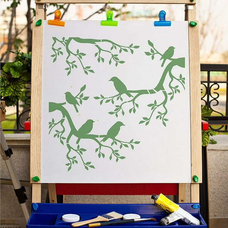 Tree Stencil Template Bird Large 11.8x11.8 Inch Reusable Sign Home Decor for Painting on Wood Wall Scrapbook Card Floor Drawing - Walmart.com tree-stencil-template-bird-large-11-8x11-8-inch-reusable-sign-home-decor-for-painting-on-wood-wall-scrapbook-card-floor-drawing-walmart-com