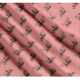 thumbnail image 3 of Soimoi Orange Cotton Voile Fabric Tree & Forklift Truck Transport Print Fabric by the Yard 56 Inch Wide, 3 of 7
