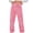 Hot Pink-1, variant on Women Fleece Thermal Pajamas Pants Comfy Flannel Soft Furry Elastic Waist Lounge Pj Pants Winter Trendy Trouser