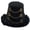 Black, variant on Lynono Elegant Sweet Style Layering Chain Hair Clip With Lace Trim For Women Girls
