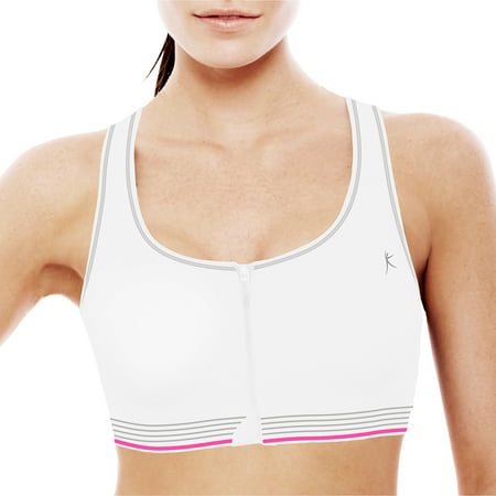 danskin now zip front bra