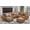 Brown, variant on SITJOY 118" Faux Leather Modular Sectional Couches with Storage, Convertible 5 Seat L-Shaped Sectional Sofa with Ottoman for Living Room, Greige
