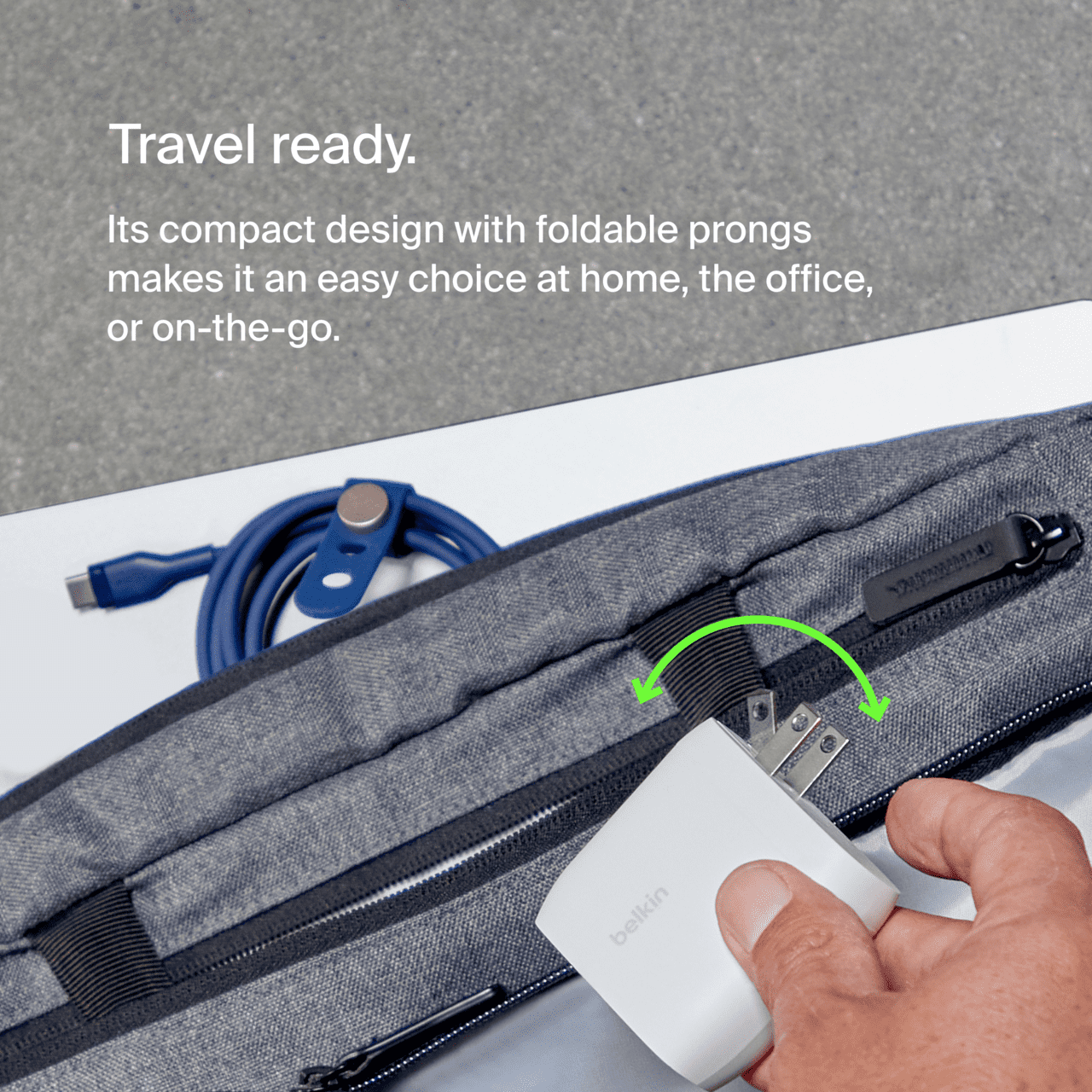 Belkin BoostCharge Dual USB-C Wall Charger w/PPS 60W for Apple iPhone 16, 16 Plus, iPad, Galaxy S25, Google Pixel, Nintendo Switch 2 - Compatible w/C to Lightning & C to C Cables - White
