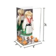 thumbnail image 2 of Better Display Cases Acrylic Versatile Display Case - Medium Rectangle Box with Mirror Case, Orange Risers and Mirror Base 8" x 6" x 14" (V18/A092), 2 of 3