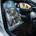 thumbnail image 3 of XYZCANDO Car Seat Towel Cover with Underwater Frog Art, Car Seat Protector for Post Workout Beach and Road Trips, 3 of 11