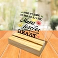 thumbnail image 4 of Mom Gifts from Daughter Son, Mom Gifts for Birthday Mother's Day Christmas Holiday, Mother Gifts, Thank You Gifts for Mom, Mums Are Forever Close to Your Heart, Desk Acrylic Decor, 4 of 4