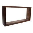 thumbnail image 4 of Caja de sombras con marco para fotos, caja de exhibición de flores secas, decoración de mesa, recuerdo de madera Color madera oscura, 4 of 8