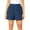 Dark Blue, variant on OHHSHEEN Women's Comfy Casual Lightweight Shorts - High-Waist Lounge Shorts with Pockets, Soft Summer Shorts with Elastic Waist