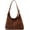 Brown, variant on Large Suede Tote Bag Shoulder Bag for Women Retro Suede Bag Commuter Handbag Slouchy Purse Tote Bag Winter Fall Bucket Bag