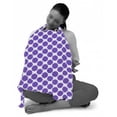 thumbnail image 5 of Bacati Ikat Lilac Dots 100 Percent Cotton Breathable Muslin Breastfeeding/Nursing Privacy Cover, 5 of 5