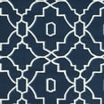 thumbnail image 5 of SAFAVIEH Four Seasons Nowell Geometric Polyester Area Rug, Navy/Ivory, 8' x 10', 5 of 6