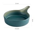 thumbnail image 2 of Ceramic Pie Dish Porcelain Baking Plate Spaghetti Bowl For Casserole Lasagne-b, 2 of 6