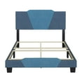 thumbnail image 4 of Boyd Sleep Tuscany Blue Linen Full Size Upholstered Platform Bed, Qualified Box Spring or Foundation Required for Use, 4 of 10