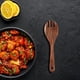 thumbnail image 3 of Juego de cubiertos de ensalada de madera con mango largo, tenedor y cuchara para mezclar, mezclar y servir ensalada, utensilios de cocina de madera maciza, 3 of 8