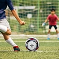 thumbnail image 4 of Ruiboury Ballon de Soccer Conçu pour Jeunes Joueurs Taille 5 pour Performance Ultime PVC Souple Blanc Vert, 4 of 6