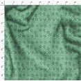 thumbnail image 4 of Soimoi Green polyester Crepe Fabric Coffee Food Print Sewing Fabric Yard 42 Inch Wide, 4 of 5