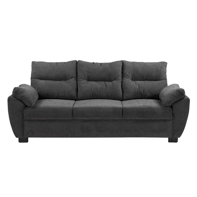 Sofa DICASA Venecia 3 Plazas Gris Carbon para Salas
