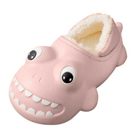 

Zlekejiko Childrens Girl Cotton Slippers Cute Stereoscopic Cartoon Animals Warm Indoor Non Slip Home Cotton Slippers