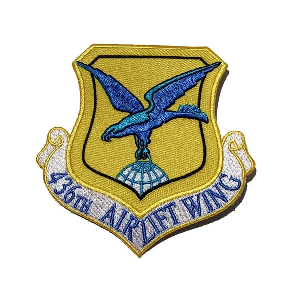 436th Airlift Wing Patch – Plastic Backing/ Sew On