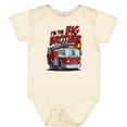 thumbnail image 3 of Inktastic Big Brother Fire Truck Boys Baby Bodysuit, 3 of 5