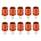 thumbnail image 1 of 10uds Universal Motocicleta Matrícula Placa Marco M6 Pernos Tornillo Naranja, 1 of 1