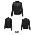 thumbnail image 2 of U.Vomade Mode Veste Automne Hiver pour Femmes Décontractée Couleur Unie Veste en Coton Fine, 2 of 5