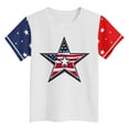 thumbnail image 4 of GERsome 4th of July Kids Boys T-Shirts, Girls Crewneck Short Sleeve Comfort Tees Summer Unisex American Flag Tshirts, 5-6 Years, 4 of 4