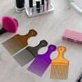 thumbnail image 4 of Unique Bargains 1 Pc Women Durable Hair Insert Comb for Curly Thick Wavy Straight Hair Brown ABS, 4 of 6
